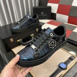 PHILIPP PLEIN フィリッププレイン 日本完売 2024SS メンズ用 カジュアルシューズ