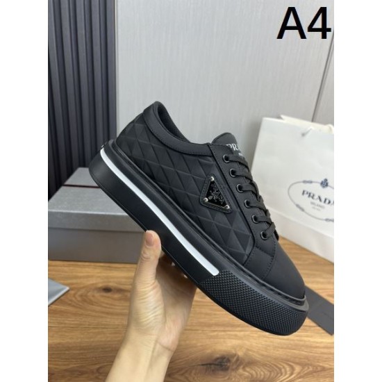 PRADA プラダ この時季だからお買い得 2024SS メンズ用 カジュアルシューズ PRADA プラダ この時季だからお買い得 2024SS メンズ用 カジュアルシューズ