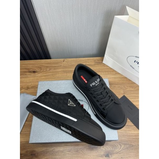 PRADA プラダ この時季だからお買い得 2024SS メンズ用 カジュアルシューズ PRADA プラダ この時季だからお買い得 2024SS メンズ用 カジュアルシューズ