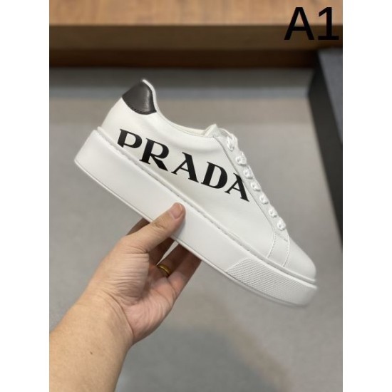 PRADA プラダ 日本でも大人気のモデル 2024SS メンズ用 カジュアルシューズ PRADA プラダ 日本でも大人気のモデル 2024SS メンズ用 カジュアルシューズ