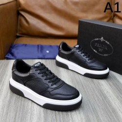 PRADA プラダ 大人気なレットショップ 2024SS メンズ用 カジュアルシューズ