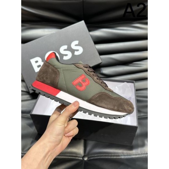 HUGO BOSS ヒューゴボス お色味たくさん大人気 2024SS メンズ用 スニーカー HUGO BOSS ヒューゴボス お色味たくさん大人気 2024SS メンズ用 スニーカー