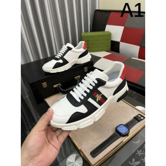 GUCCI グッチ シーズンの流行にチェック 2024SS メンズ用 スニーカー GUCCI グッチ シーズンの流行にチェック 2024SS メンズ用 スニーカー