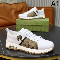 GUCCI グッチ 春らしいきれい色のように 2024SS メンズ用 スニーカー
