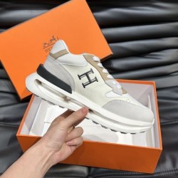 HERMES エルメス 春夏のおしゃれを楽しんで 2024SS メンズ用 スニーカー