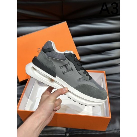 HERMES エルメス 春夏のおしゃれを楽しんで 2024SS メンズ用 スニーカー