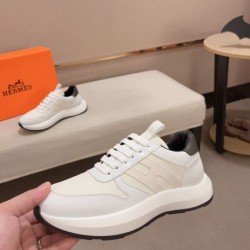 HERMES エルメス 夏の定番スタイルをアップ 2024SS メンズ用 スニーカー