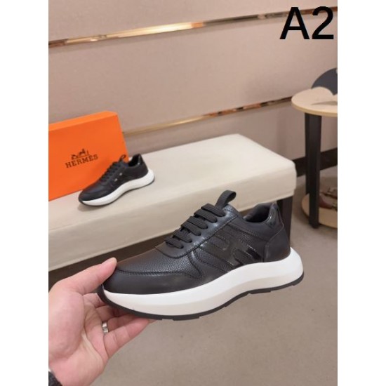 HERMES エルメス 夏の定番スタイルをアップ 2024SS メンズ用 スニーカー HERMES エルメス 夏の定番スタイルをアップ 2024SS メンズ用 スニーカー