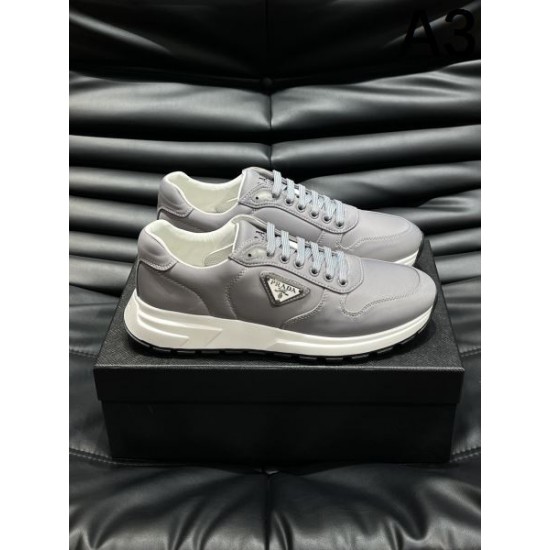 PRADA プラダ スタイルアップ見えなシンプル 2024SS メンズ用 スニーカー PRADA プラダ スタイルアップ見えなシンプル 2024SS メンズ用 スニーカー