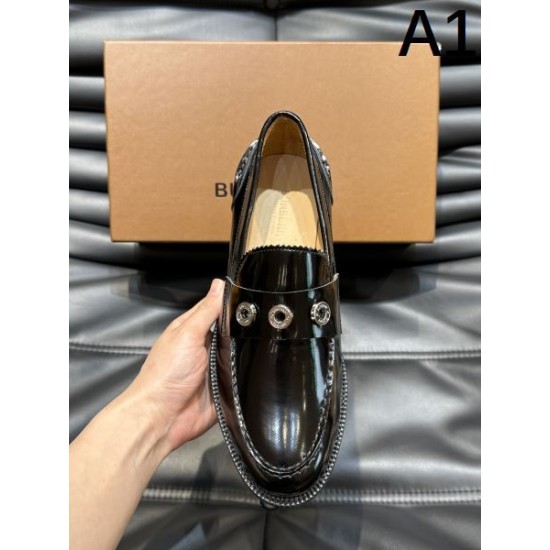 BURBERRY バーバリー 明るい雰囲気があり 2024SS メンズ用 ビジネスシューズ BURBERRY バーバリー 明るい雰囲気があり 2024SS メンズ用 ビジネスシューズ