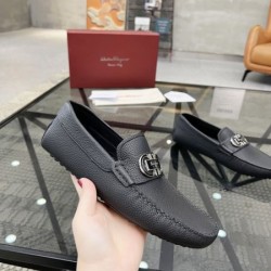 FERRAGAMO サルヴァトーレ フェラガモ 春夏季新作 2024SS メンズ用 ビジネスシューズ