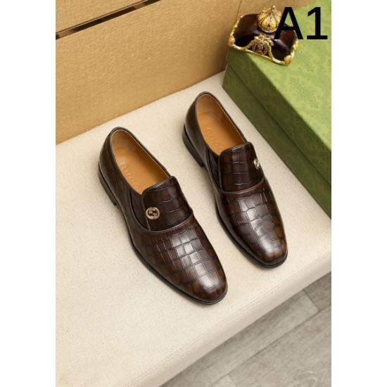 GUCCI グッチ 一流の憧れブランド 2024SS メンズ用 ビジネスシューズ GUCCI グッチ 一流の憧れブランド 2024SS メンズ用 ビジネスシューズ