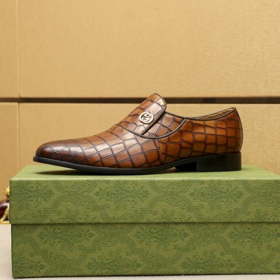 GUCCI グッチ 一流の憧れブランド 2024SS メンズ用 ビジネスシューズ GUCCI グッチ 一流の憧れブランド 2024SS メンズ用 ビジネスシューズ