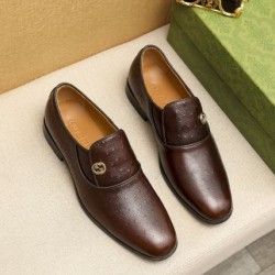 GUCCI グッチ 新作愛用セレブ多数 2024SS メンズ用 ビジネスシューズ