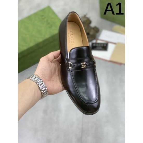 GUCCI グッチ 春夏最新作完売必至 2024SS メンズ用 ビジネスシューズ GUCCI グッチ 春夏最新作完売必至 2024SS メンズ用 ビジネスシューズ