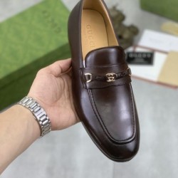 GUCCI グッチ 春夏最新作完売必至 2024SS メンズ用 ビジネスシューズ