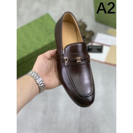 GUCCI グッチ 春夏最新作完売必至 2024SS メンズ用 ビジネスシューズ GUCCI グッチ 春夏最新作完売必至 2024SS メンズ用 ビジネスシューズ