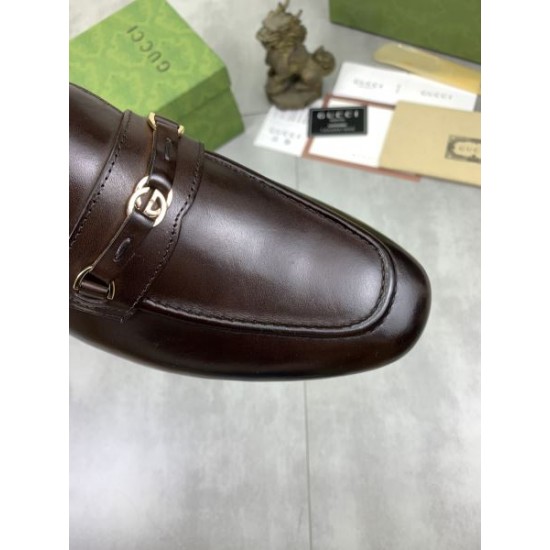 GUCCI グッチ 春夏最新作完売必至 2024SS メンズ用 ビジネスシューズ GUCCI グッチ 春夏最新作完売必至 2024SS メンズ用 ビジネスシューズ