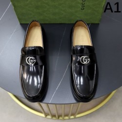 GUCCI グッチ 定番人気薄手柔らか 2024SS メンズ用 ビジネスシューズ