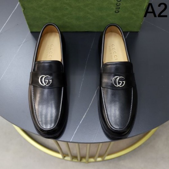GUCCI グッチ 定番人気薄手柔らか 2024SS メンズ用 ビジネスシューズ GUCCI グッチ 定番人気薄手柔らか 2024SS メンズ用 ビジネスシューズ