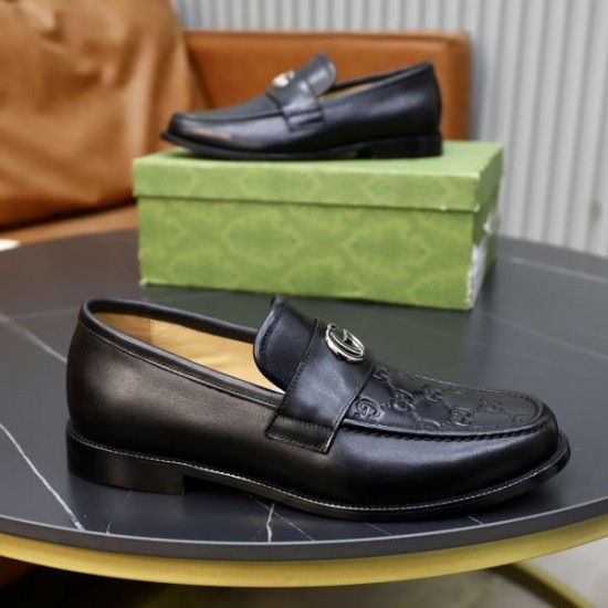 GUCCI グッチ 定番人気薄手柔らか 2024SS メンズ用 ビジネスシューズ GUCCI グッチ 定番人気薄手柔らか 2024SS メンズ用 ビジネスシューズ