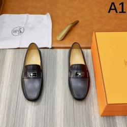 HERMES エルメス 魅力的な価格でセール 2024SS メンズ用 ビジネスシューズ 