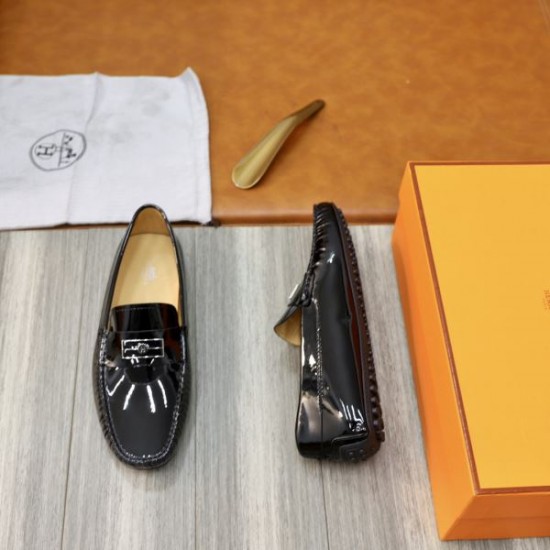 HERMES エルメス 魅力的な価格でセール 2024SS メンズ用 ビジネスシューズ HERMES エルメス 魅力的な価格でセール 2024SS メンズ用 ビジネスシューズ