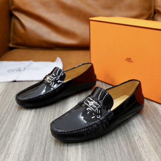 HERMES エルメス 魅力的な価格でセール 2024SS メンズ用 ビジネスシューズ HERMES エルメス 魅力的な価格でセール 2024SS メンズ用 ビジネスシューズ