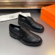 HERMES エルメス 人気モデルの夏季新作 2024SS メンズ用 ビジネスシューズ 