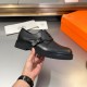 HERMES エルメス 人気モデルの夏季新作 2024SS メンズ用 ビジネスシューズ 