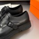 HERMES エルメス 人気モデルの夏季新作 2024SS メンズ用 ビジネスシューズ 