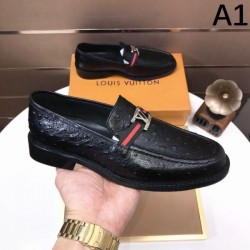 LOUIS VUITTON ルイヴィトン 夏らしい色味 2024SS メンズ用 ビジネスシューズ