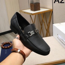 PRADA プラダ 今年の春夏先行販売新作 2024SS メンズ用 ビジネスシューズ