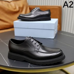 PRADA プラダ 見た目以上のかっこいい 2024SS メンズ用 ビジネスシューズ