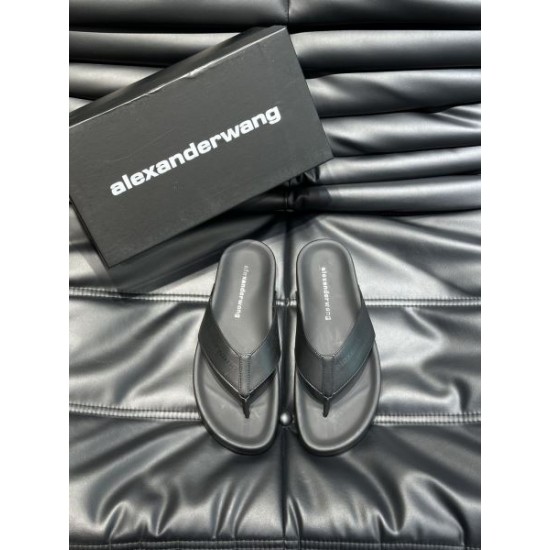 ALEXANDER WANG アレキサンダーワン 春夏の必需アイテム 2024SS メンズ用 スリッパ ALEXANDER WANG アレキサンダーワン 春夏の必需アイテム 2024SS メンズ用 スリッパ