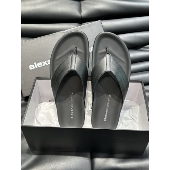 ALEXANDER WANG アレキサンダーワン 春夏の必需アイテム 2024SS メンズ用 スリッパ ALEXANDER WANG アレキサンダーワン 春夏の必需アイテム 2024SS メンズ用 スリッパ