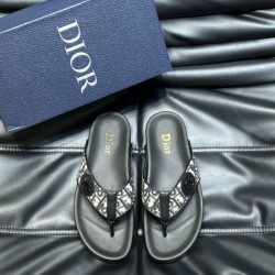 DIOR ディオール 最新先取りおしゃれなロゴ入り 2024SS メンズ用 スリッパ
