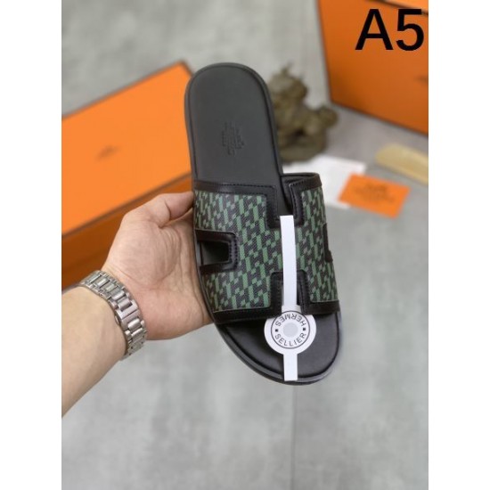 HERMES エルメス クラシックな雰囲気のトップス 2024SS メンズ用 スリッパ HERMES エルメス クラシックな雰囲気のトップス 2024SS メンズ用 スリッパ