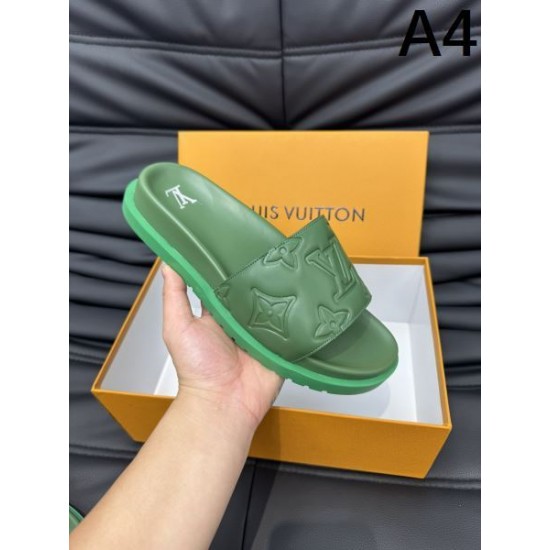 LOUIS VUITTON ルイヴィトン 意外と相性がいい 2024SS メンズ用 スリッパ LOUIS VUITTON ルイヴィトン 意外と相性がいい 2024SS メンズ用 スリッパ