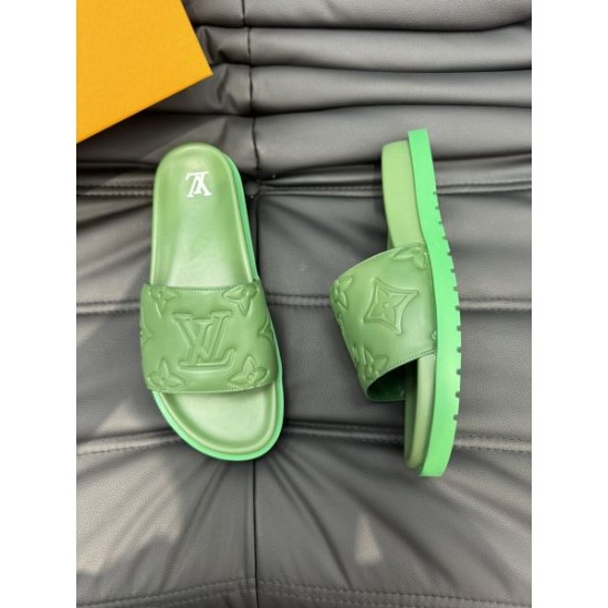 LOUIS VUITTON ルイヴィトン 意外と相性がいい 2024SS メンズ用 スリッパ LOUIS VUITTON ルイヴィトン 意外と相性がいい 2024SS メンズ用 スリッパ