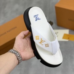 LOUIS VUITTON ルイヴィトン 今季のベスト新作 2024SS メンズ用 スリッパ