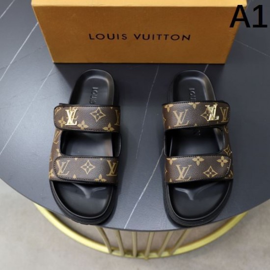LOUIS VUITTON ルイヴィトン 夏に爆発的な人気 2024SS メンズ用 スリッパ LOUIS VUITTON ルイヴィトン 夏に爆発的な人気 2024SS メンズ用 スリッパ