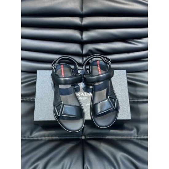 PRADA プラダ 色気のあるスタイルに仕上げ 2024SS メンズ用 スリッパ PRADA プラダ 色気のあるスタイルに仕上げ 2024SS メンズ用 スリッパ