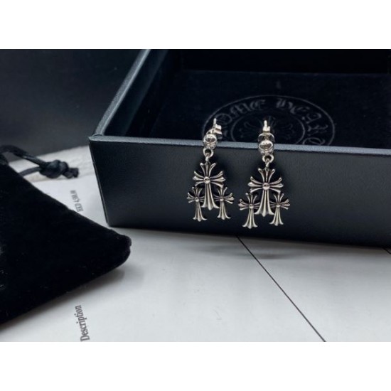 新作日本未入荷 2024SS イヤリング CHROME HEARTS クロムハーツ