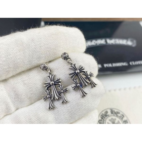 新作日本未入荷 2024SS イヤリング CHROME HEARTS クロムハーツ