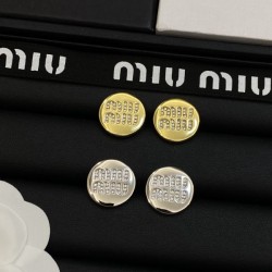 貴重なアイテム 2024SS イヤリング MIU MIU ミュウミュウ