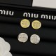 貴重なアイテム 2024SS イヤリング MIU MIU ミュウミュウ 貴重なアイテム 2024SS イヤリング MIU MIU ミュウミュウ