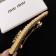 安定感のある夏新作 2024SS 髪飾り MIU MIU ミュウミュウ