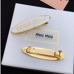 新作数量限定セール 2024SS 髪飾り MIU MIU ミュウミュウ