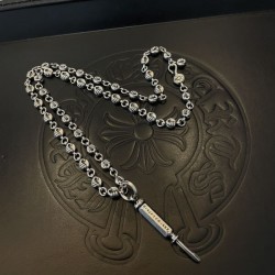 ブームは再熱中 2024SS ネックレス CHROME HEARTS クロムハーツ 